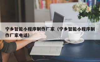 巴音郭楞蒙古宁乡智能小程序制作厂家（宁乡智能小程序制作厂家电话）